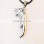Popular Personality Stainless Steel Bronze Wolf Tooth Pendants Necklace