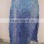 Tie & dye printed voile fabric girls casual skirts / Plain dyed pattern popular long skirts