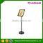 Silver or Black Aluminum Snap Poster Frame Picture Menu Holder Stand