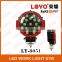 Factory Price!!! 17*3W Epistar Portable Super Bright LED Work Light, Auto LED Work Light