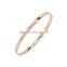 Memories Bangles with Customize Design Word 'CONQUER' with 4mm/7mm Width