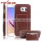 2016 crazy horse leather back cover for samsung s7 plus case