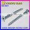 Taiwan Standard Hex Socket Flat Head Wood Screw
