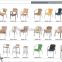 Europe standard WPC dining chair polywood outdoor furniture aluminium frame                        
                                                Quality Choice