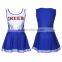 High School Girl Sports Team Cheer Girls Uniform Cheerleader Costume Outfit W/Pom Poms