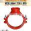 FM UL Approved Ductile Iron Grooved Coupling Mechanical Tee Fire protection.
