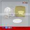 wholesale acrylic jar gold transparent color15ml 30ml 50ml square jar cosmetic acrylic jar skin care jars