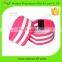 Sports running cycling reflective fabric armband elastic