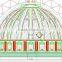 Printable PVC-coated membrane structural Ceilling or Facade with high light transmittance