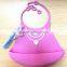 2016 New Designs Smiling Faces Waterproof Bib,silicone Waterproof Bib,silicone Waterproof Baby Bib