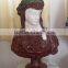 Natural stone & marble carved sculpture African Girl Naked Statue