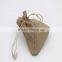 linen jewelry pouch/linen drawstring bag/jute bag