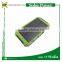 New 4000mAh Solar Charger Waterproof Solar Phone External Battery Dual USB Power Bank for Iphone