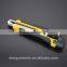 high quality ABS + rubber handle utility knife