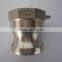 Stainless steel oil/gas quick coupling/ customized accepted
