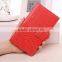 Fashion New Women Genuine Leather Purse Crocodile Pattern Candy Color Clutch Bag Long Wallet