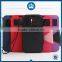 LZB Fashion color contrast series view windows PU leather case flip cover for iphone 4