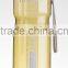 press button water bottle with customized logo