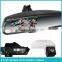 4.3 inch framesless rear view mirror monitor with auto brightness adjustment and car backup camera