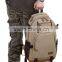 black custom canvas backpack