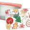 Rectangular Christmas Cookies Gift Tin Can/Tin Box