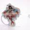 Supplier wholesale custom transparent printed acrylic keychain