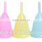 reusable medical grade silicone feminine menstrual cup menstrual pads