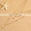 MYLOVE Fashion gold plated necklace cute butterfly leaf pendant long polo chain sweater necklace HOT MLSC-17