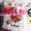 3d printed 100% polyester bedset,3d design bed sheet