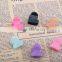 Adorable solid color rhinestone hair ornament kids mini resin hair claw clip wholesale duck shape hair claw