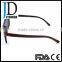 Hot Sale Slim Lamination Wooden Sunglasses High Quality Walnut Wooden Sunglasses With Spring Hinge