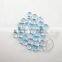 7.8-8mm round natural sky blue topaz semi precious loose stone gemstone DIY ring earrings pendant charm cabochon 4110109