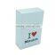 Aluminum cigarette case with printed design