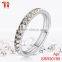 Fashion new design stainless steel month ring April