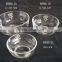 glass bowl & glass plate