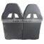 Black go kart double seat,ak racing seat
