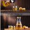 50oz Haonai Heat Resistance Borosilicate Glass Teapot With Stainless Lid Glass Jar