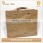 printed logo Genuine washable Kraft paper Tote Bags Large Lady Hand Bag with PVC cover