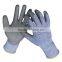 Kingphone soft liner coated pu cut working gloves,cut resistant gloves