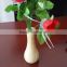 Quality Birch Flower Vase Home Desk Decoration, Whole Wood Vintage Flower Vase