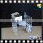 Transparent beauty acrylic end table PMMA coffee tables plastic tea table from china manufacturer