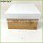 Bamboo Storage Box With White Lid Homex BSCI/Factory