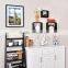 Set3 Wooden Oval Shape Floating Shelf Wall Mounted Shelf Display Shelf