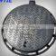 Round square grey iron Ductile iron drainage gully drain cast iron manhole cover and frame grating EN124 B125 C250 D400