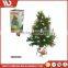 Gift Craft Santa Resin Christmas Ornament Led Solar Mini Christmas Tree Light