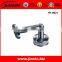 Stainless Steel Modern Tempered Glass Canopy Front Glass Bracket
