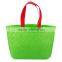 Promotional non woven shopping hand bags new design ultrasonic non woven tote shoulder beach bags