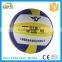 custom logo official size and weight machine stitched pu volleyball