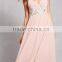 China Clothing OEM women fashion dresses women Lace Panel Gown