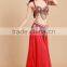 STELISY Ladies Beautiful Long Red Skirt Sexy Arabic Belly Dance Wear
